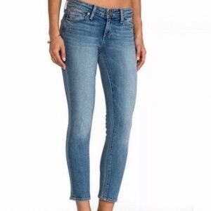PAIGE Kylie Crop Drew Faded Light Wash Jeans Size 27